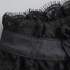 Women Faux Collar Eyelash Flower Lace Detachable Blouse Collar Necklace with False Sleeves Cuffs Set Clothing Accessory
