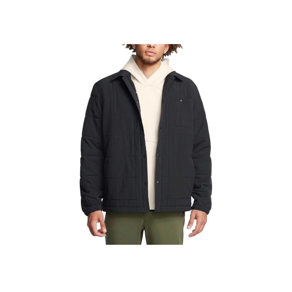 Under Armour Expanse Retro Warm Comfortable Soft Long Sleeve Jacket Men Jacket Black 1387030-001