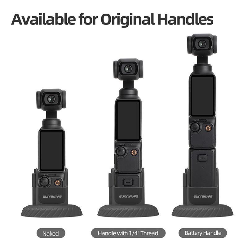 Sunnylife Magnetic Mount for DJI OSMO Pocket 3 Clip Holder Mount Action for DJI Pocket 3 Cycling/Vlog Camera Accessories