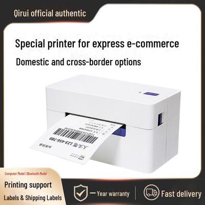 Bluetooth Thermal Label Printer for HD Cross-Border E-Commerce - Self-Adhesive and Barcode Capable.
