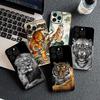 Cover for Xiaomi Redmi Note 13 A3 14 Pro Plus 9T 14C 13C 13X 9C NFC + Pro+ 5G 4G Protective Phone Case Tiger Stalking Wolf Art