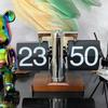 European Retro Flip Clock: Simple Desktop & Wall Design