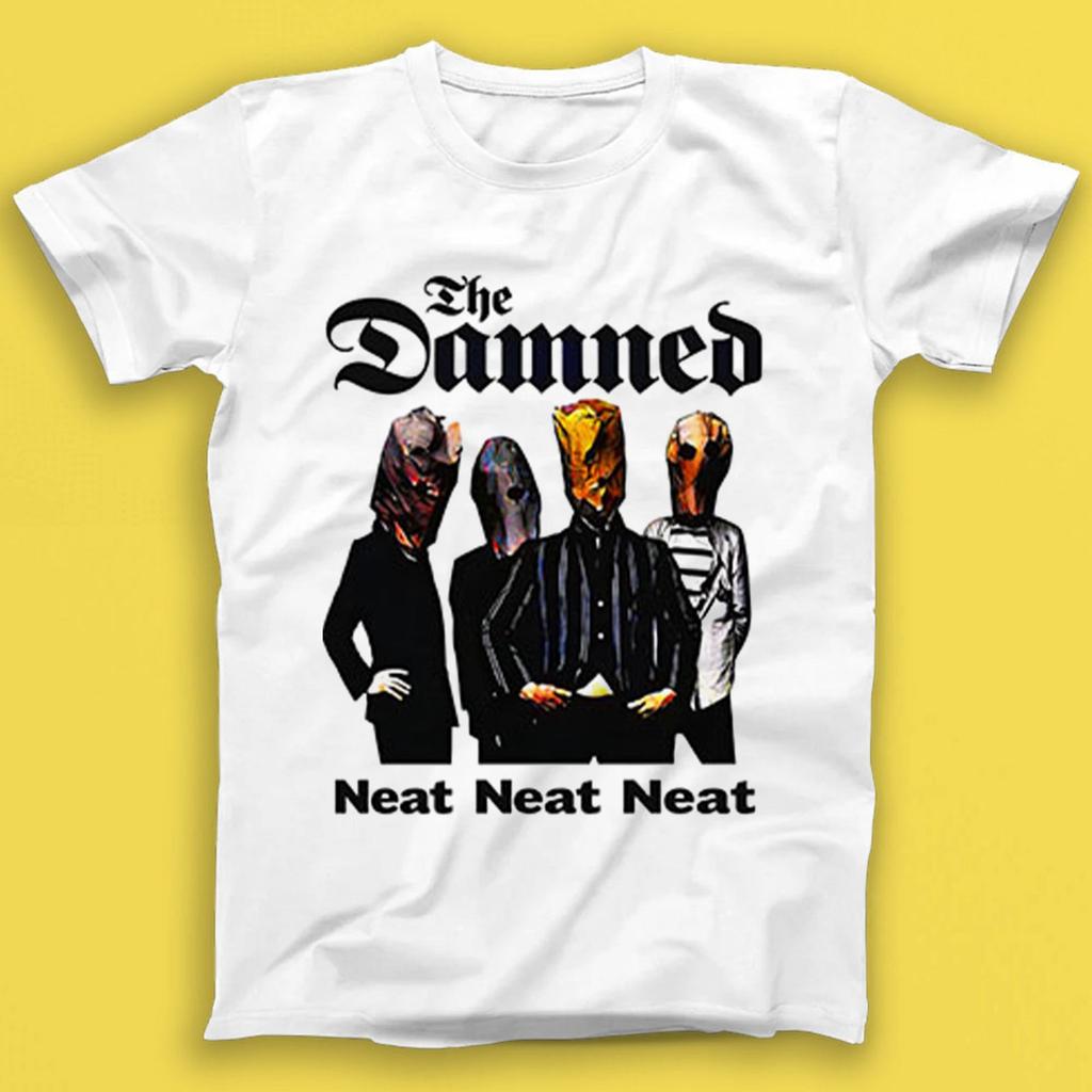 The Damned Neat Neat Neat Punk Rock Music Gift Tee T Shirt 6052