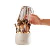 Elegant Rotating Makeup Brush & Cosmetic Storage Holder