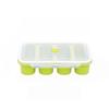 Silicone Soup Ice Cube Molds with Lid Food Meal Molds Multipurpose Freezer Soup Tray  Soup Storage