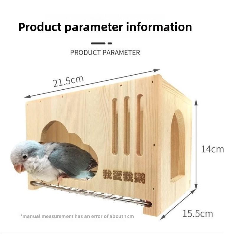Nests BoxHanging Bird Nests Breathable Hatching Bird s Wooden House Pet Supplies Swallow Finch Squirrel Small Birds Animals