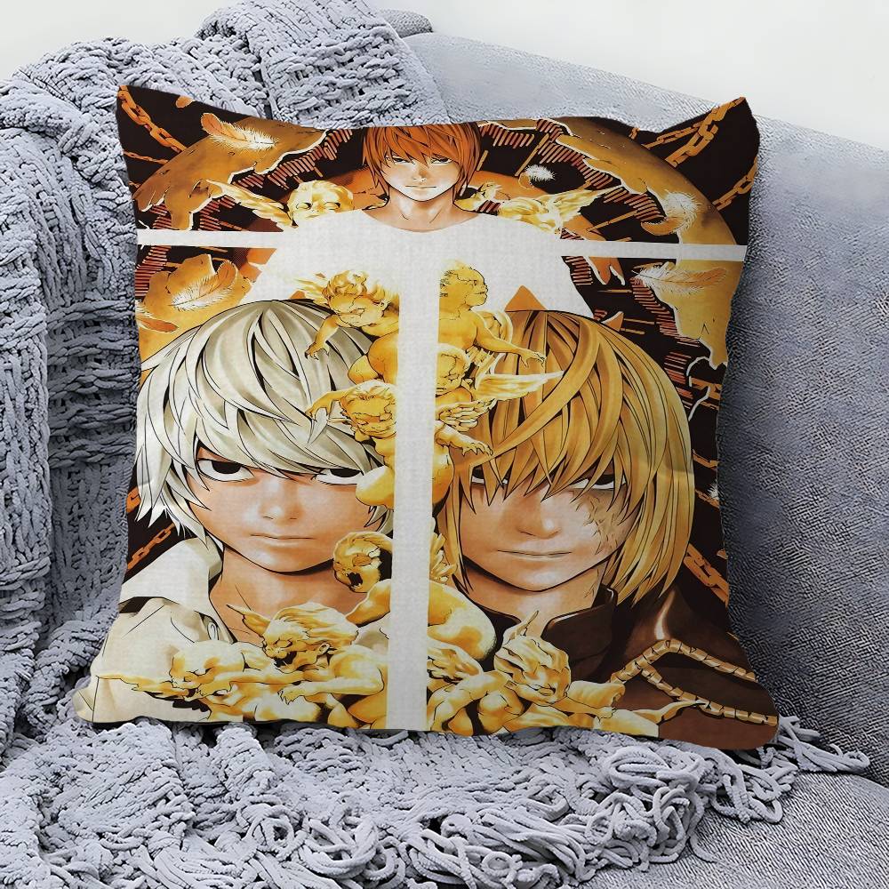 Anime D-Death Note Lucky Dragon Pillow Cover Sofa Cushion Cover Home Room Decoration Children Gift