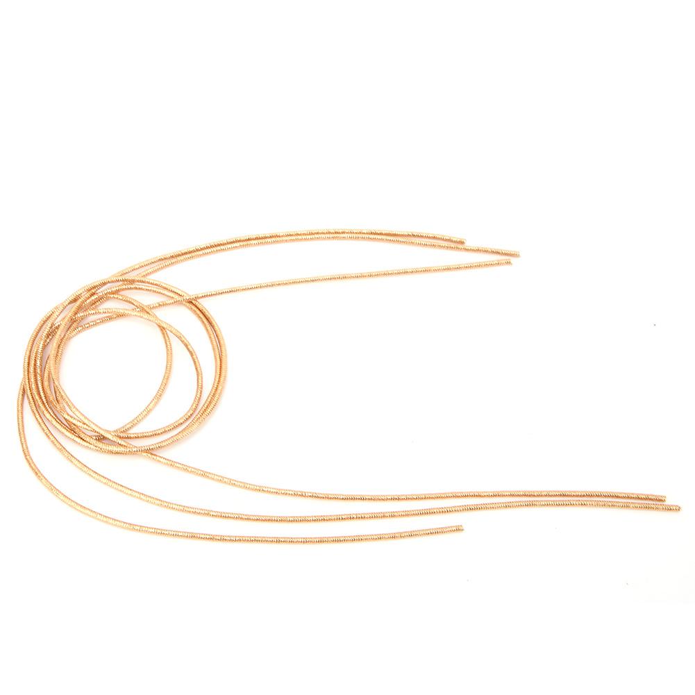 

Embroidery Thread Copper Wire Sewing Stitching Gloss 1.5mm Dia. Manual DIY StringDark Golden