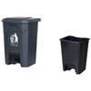 Lijiuho Foot Pedal Outdoor & Indoor Trash Can