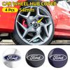 Horká nálepka na auto Pro Ford Nová 54mm 4ks Kovový emblém kryt středového krytu náboje kola auta Pro Ford Focus 2 Mk3 F150 Mondeo C-Max Fusion