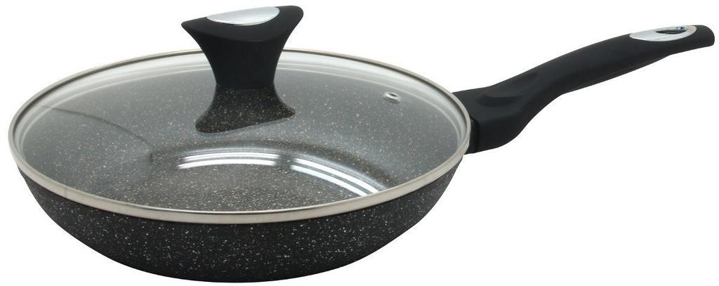 GRANITE FRYING PAN 22cm WITH LID KLAUSBERG KB-7038