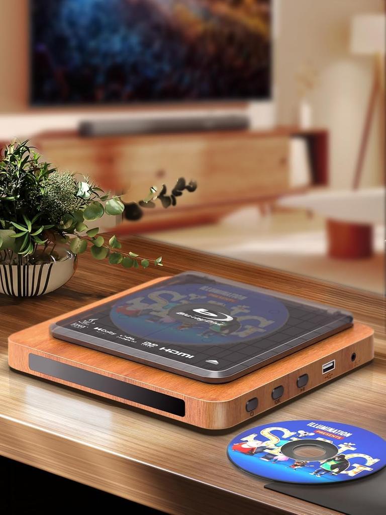 Draagbare DVD 1080P Super MiniDisc DTS Geluid Coaxiaal Regio A 1 DVD Regio HDMI AV Kabel Meegeleverd Handleiding Graan Blu-ray Speler, Speler,