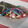 Design Multi-color Ceramic Chinese Style Bracelet Women Bracelet Couple Hand Rope Braided Bracelet