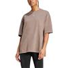 adidas Originali Confortevoli alla Moda Versatili T-Shirt a Maniche Corte Top da Donna Marrone Ombra JD5347