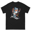 Fish Skiing Skier Fun Cartoon Ski Shirt T-Shirt