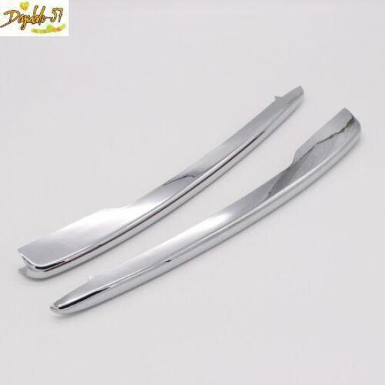 For Volvo XC90 2016- 2PCS Chrome Front Fog Light Lamp Cover Molding Trim