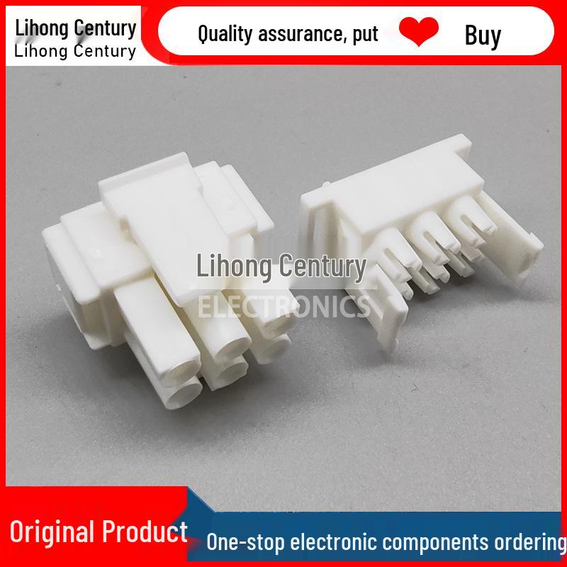 Original TE Tyco 6-Pin Connector with 6.35mm Pitch Plastic Housing