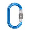 Rock Climbing Carabiner Light Weights Twist Carabiner Hook with Screwgate Spring Snap Keychains Clip Hook Buckle