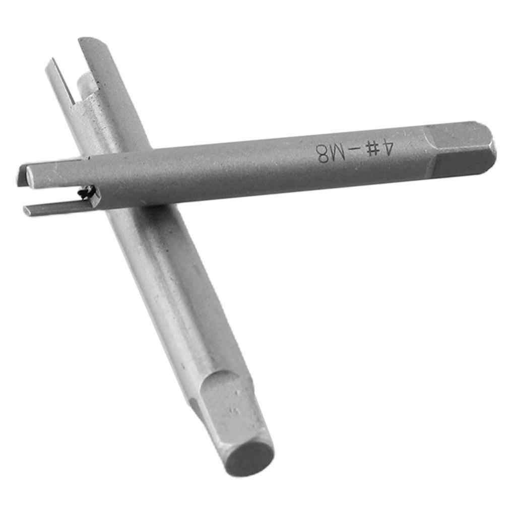 Legierter Stahl M4-M10 Gewindebohrer-Auszieher-Satz - 3-Klauen-Design für einfache Entfernung abgebrochener Schrauben mit Elektrowerkzeugen, 5 Stück Bohrer enthalten