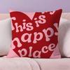 ART H-heart S-shape Pillow Case  Ultra Soft Skin Friendly Fabric Cloud Like Comfort & Concealed Zipper
