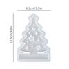 Christmas Series Candle Holder Silicone Mold House Candlestick Ornament Resin Mould 3D Gypsum Crafts Home Decor