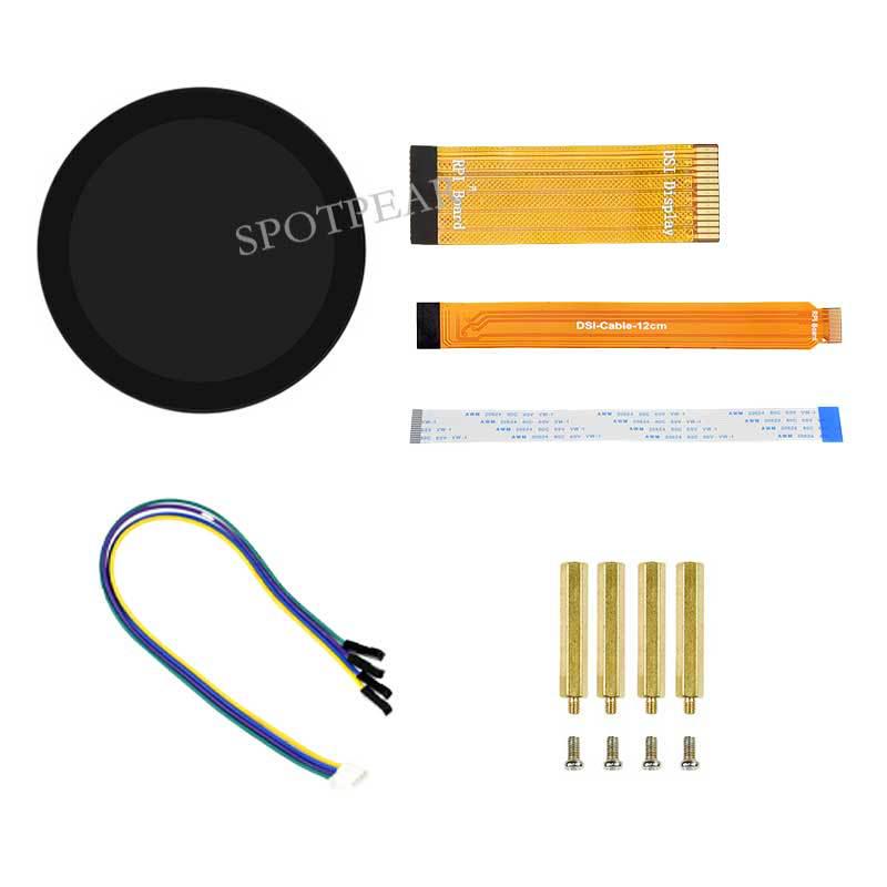 

3.4 Круглий 800x800 MIPI РК-дисплей з сенсорним екраном для Raspberry Pi DSI