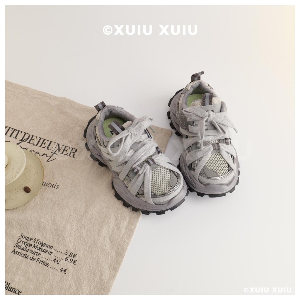 XSHX "Spider Single Web" Paris Dad Schuhe Kinder Frühling und Sommer Atmungsaktiv [Wenzhou Schuhe]