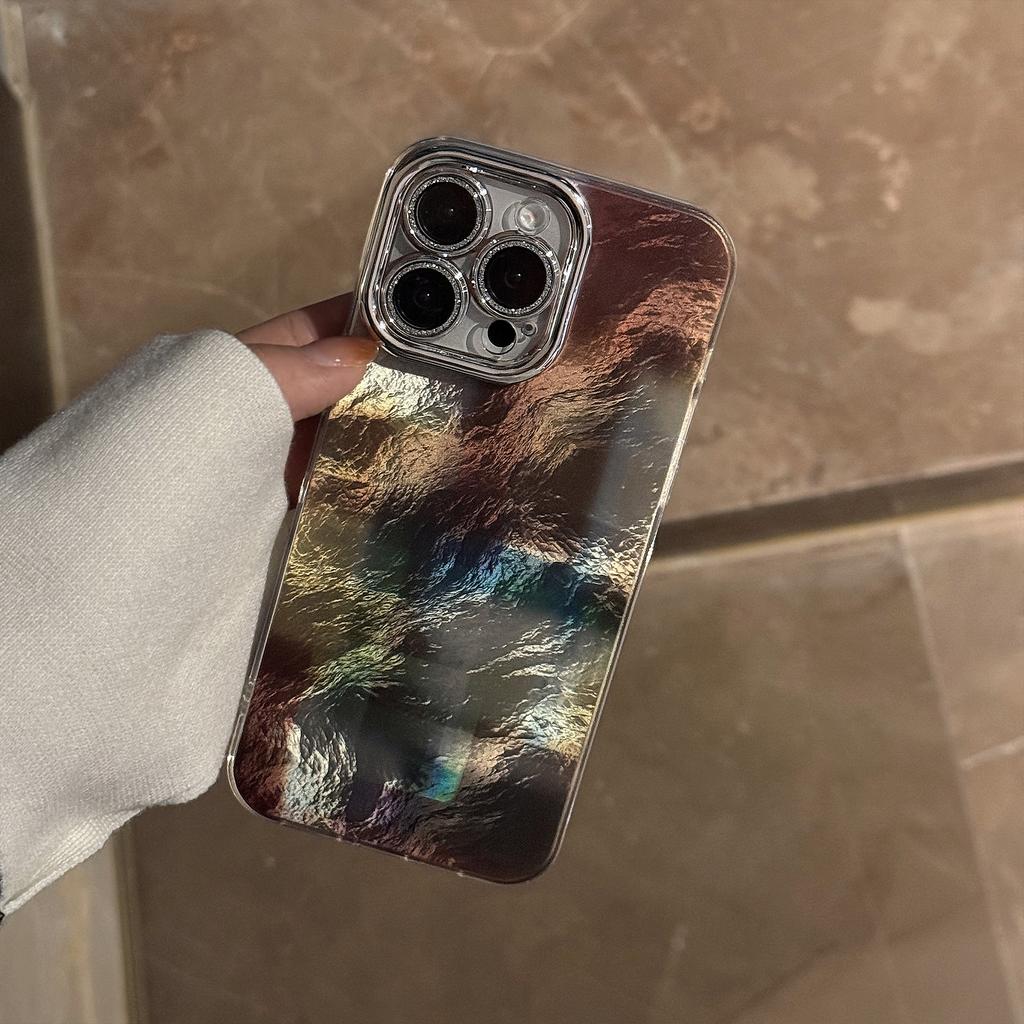 Retro Contrast Gradient Plaid for Apple 16 Phone Case for IPhone17promax Advanced 12 Lens Film 14