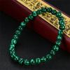 8mm Natural Stone Optimized Malachite Bracelet, Single-loop Bracelet, Couple's Bracelet Gift
