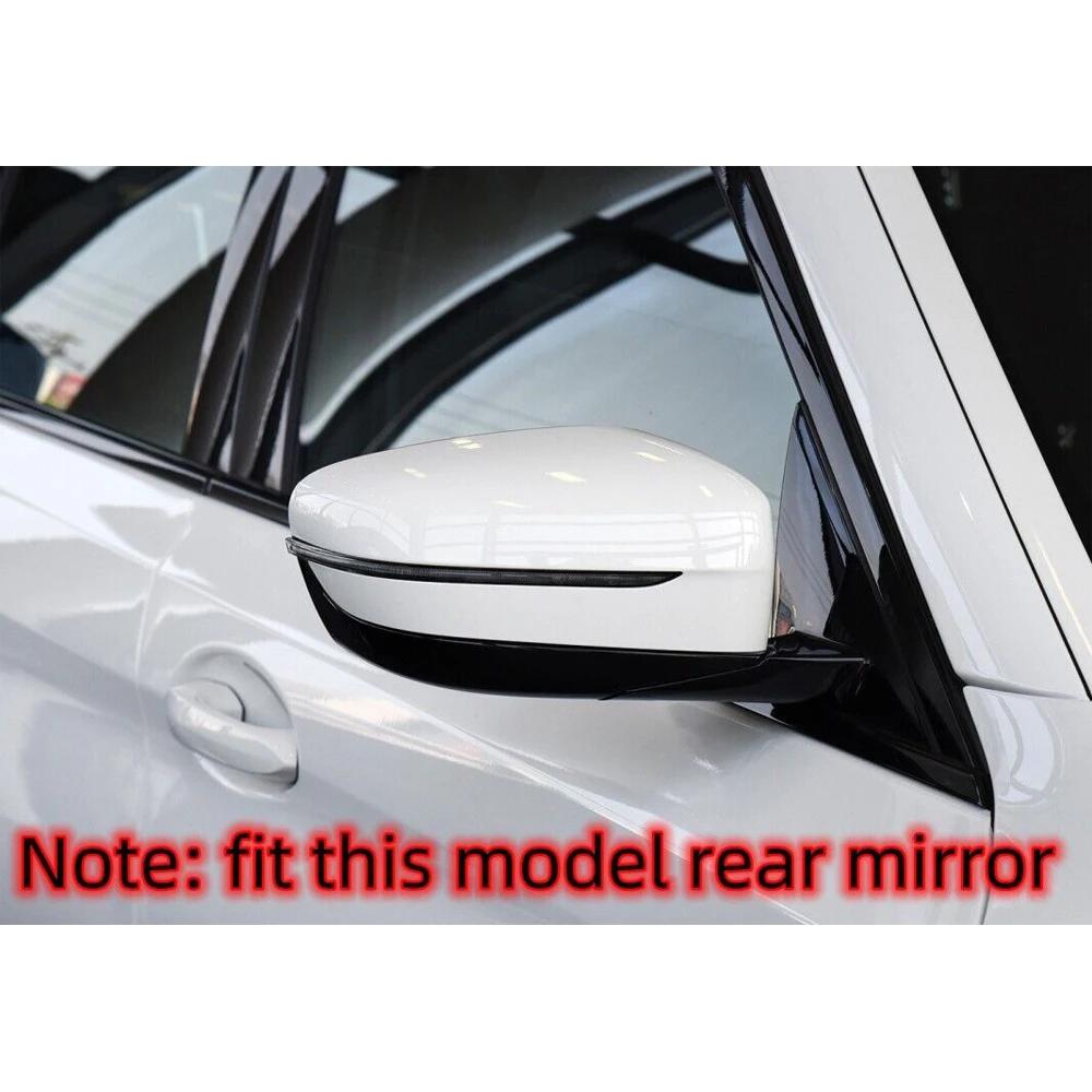 For BMW 3 4 5 7 8 Series G20 G21 G28 G22 G30 Car Sticker Rearview Side Mirror Cover Wing Cap Sticker Door Rear View Case Trim