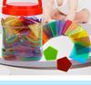 Transparent Geometric Building Blocks: Montessori Educational Toys for Children's Early Learning and Cognitive Development