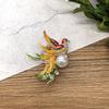 Forest retro fairy tale versatile brooch bee pearl temperament brooch pin coat with accessories
