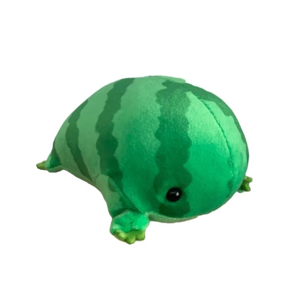 

Anime Green Fluffy Frog Figurine Soft Plush Decompress Animals Cute Soft Frog Plushie Dark green