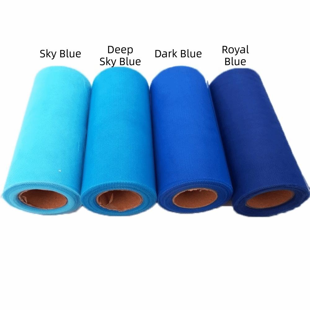 Multi-clolor Tulle Mesh Ribbon 15cm Width Soft Wedding Backdrop Curtain DIY Craft Decorative Sheer Tulle Fabric Ribbon