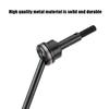 2 Pcs Metal Front Rear Universal Drive Shaft for HIMOTO E10MTL E10MT E10BP 1 10 RC Car (Black)