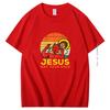 Jesus Has Your Back Jiu Jitsu Vintage Cotton Shortsleev Tops Male Kawaii Clothing Oversized T Shirt High Quality Mens Clothes