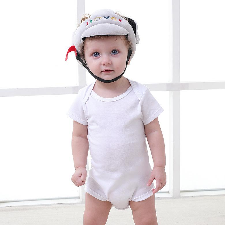 Baby Helmet Infant Toddler Soft Cute Adjustable Safety Helmet Hat for Crawling Walking Playing