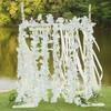 Artificial Flower Sakura Vine Wedding Outdoor Garden Roses Arch Home Room Party Decora Festival Bridal Fake Silk Scrapbook Plant