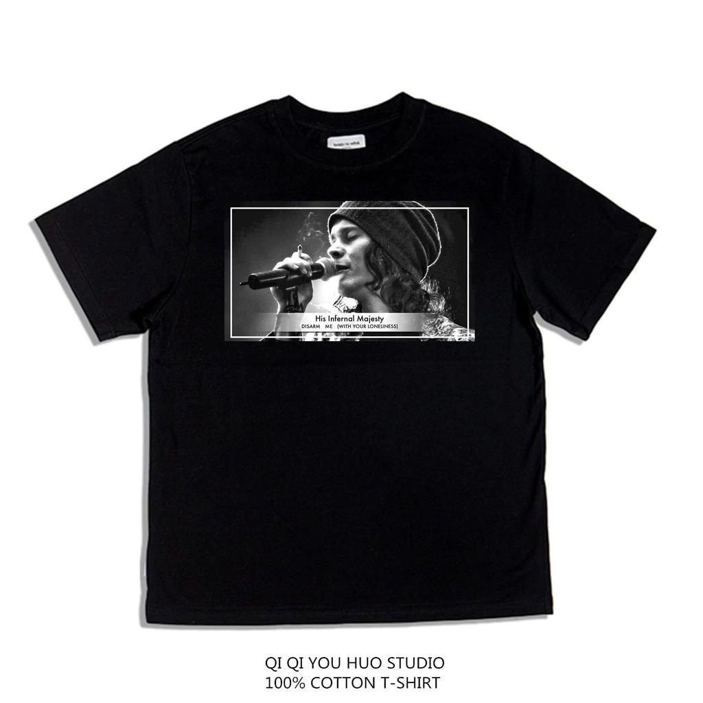 

Финская рок-метал-группа The Him MMA Kick Boxing UFC Muay Thai Футболка с ретро-винтажным принтом для мужчин и женщин с коротким рукавом и круглым вырезом 4XL