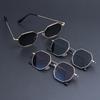 3pcs Unisex Geometric Frame Vintage Classic Colorful Fashion Glasses Suitable For Outdoor Daily Life Vacation Travel Accessories