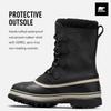 Sorel Caribou Waterproof and Cold Weather Leather Snow NM1000 Size 28cm Men's Boots, Black, (Used)