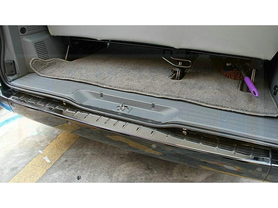 Compatible Mercedes Viano (2010-2015) Rear Bumper Protector Trim Tailgate Pedal Trunk Trim