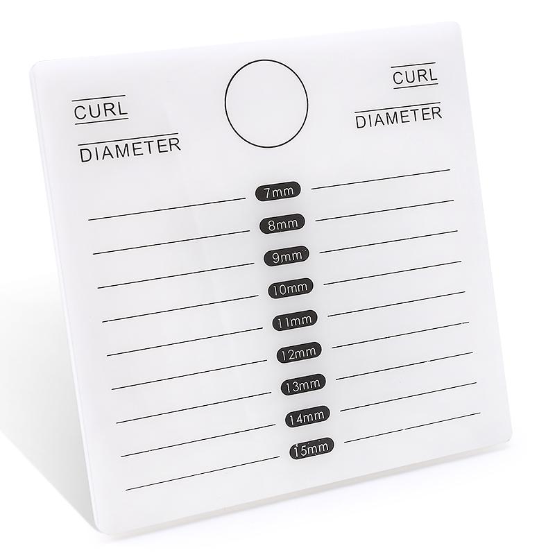 Acrylic False Eyelashes palette with Tick Mark Stand Pad Pallet Lashes Holder eyelash extension beauty tool