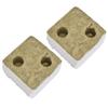 12pcs Grow Block Fast Absorption Mini Double Hole Cultiwool Rockwool Hydroponic Planting Block for Hydroponics