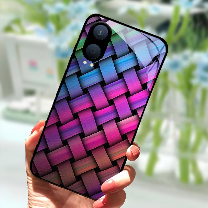 Tempered Glass Case For OnePlus Nord CE4 Lite Cases 1+Nord CE 4 3 2 Glass Phone Cover For One Plus Nord CE3 CE2 Hard PC Bumper