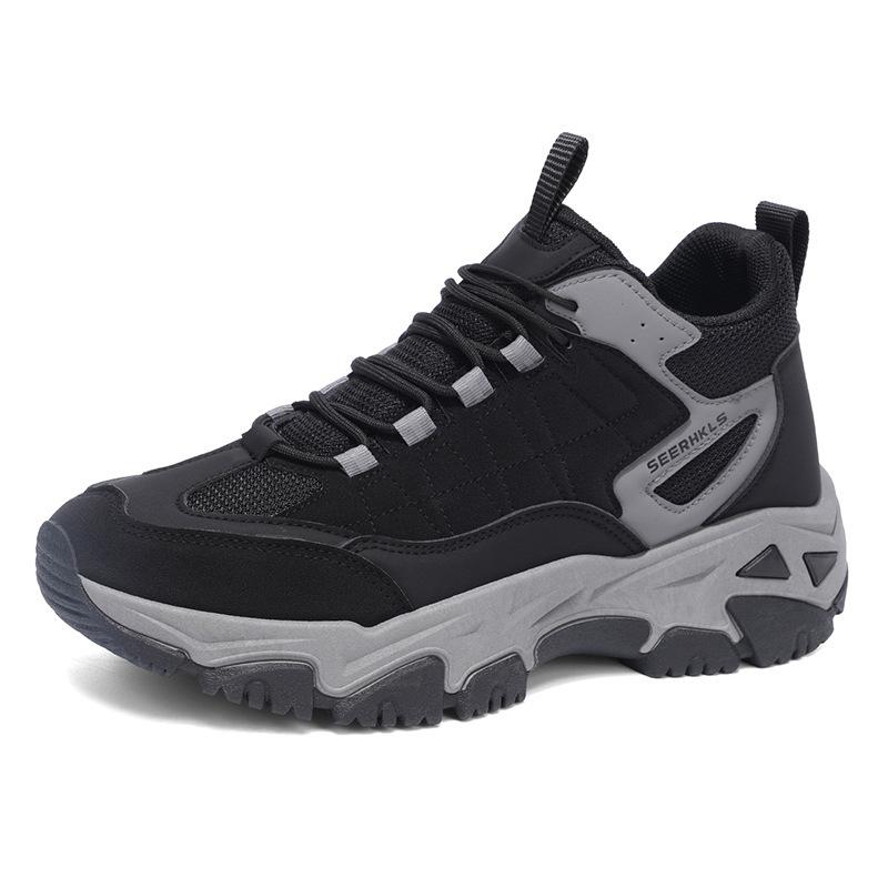 Four Seasons Hard Work High Top Large Size Platform Sports Casual Shoes Hiking Shoes Daddy Shoes 39