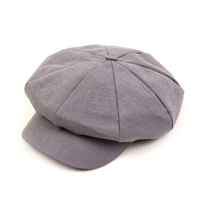 Casquette gavroche en lin gris froid universel