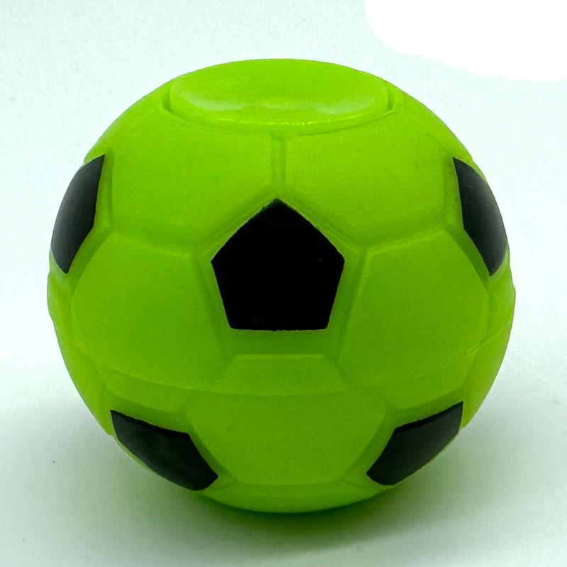 

5PCS Mini Soccer Ball Fidget Spinners - Perfect for Party Favors, Classroom Rewards & Goodie Bags - Assorted Colors зелений
