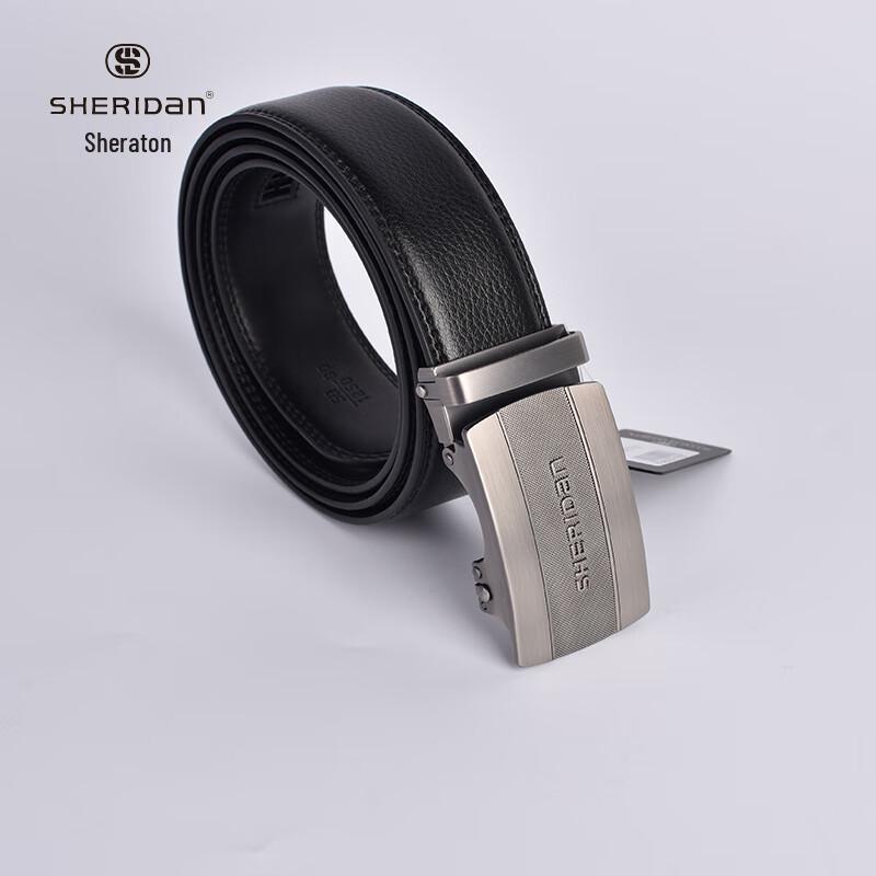 Мужской автоматический ремень Sheraton из натуральной кожи 110cm