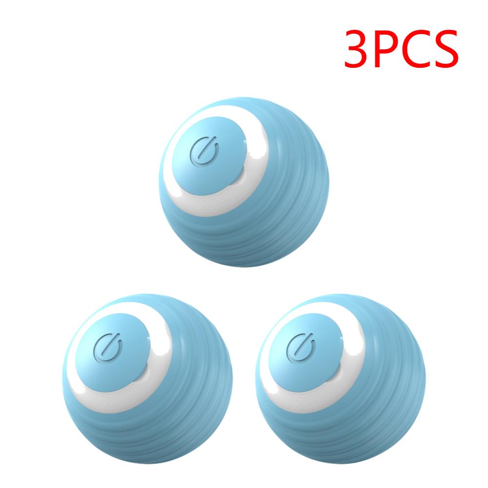 Smart Cat Toys Rolling Ball Rechargeable Electic Interactive Toys for Cats Training Self-moving Funny Puppy AccessoriesPet Toys